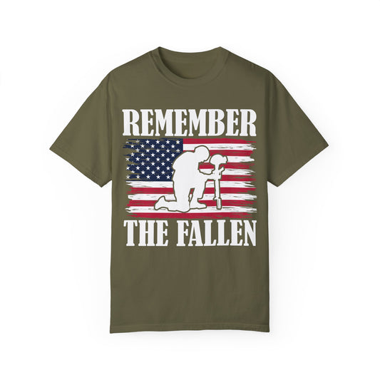 Military Shirt,  USA Tshirt, American Flag Comfort Colors Shirt, USA Comfort Colors Tee, USA Shirt, Remember The Fallen