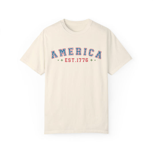 America 1776 Shirt,  USA Tshirt, American Flag Comfort Colors Shirt, Comfort Colors Usa Flag Tee, USA Comfort Colors Tee, Usa Shirt