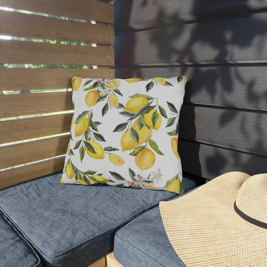 Outdoor Pillow Lemon Decor | Front Porch Pillow | Back Porch Pillow