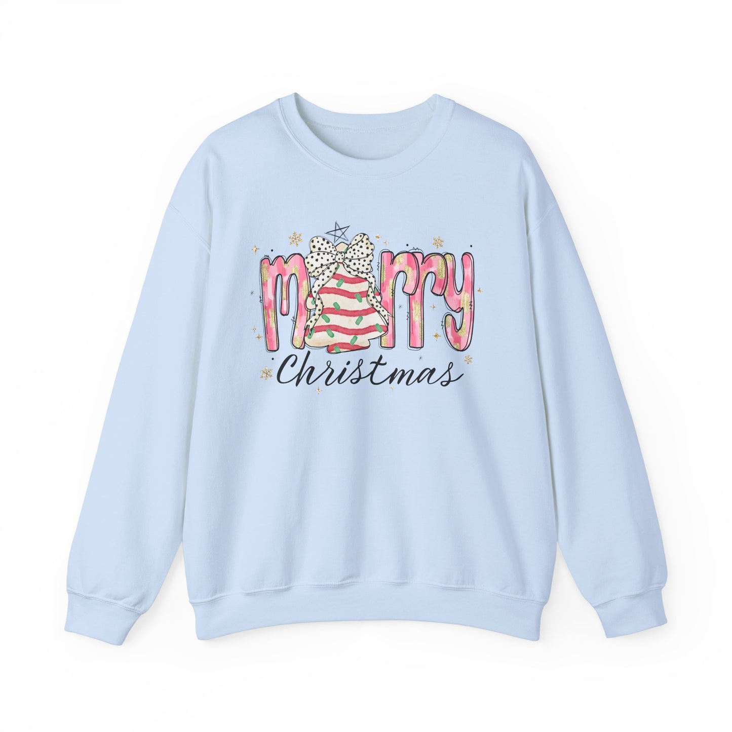 Merry Christmas Sweatshirt, Christmas Cake Shirt