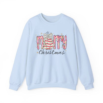 Merry Christmas Sweatshirt, Christmas Cake Shirt