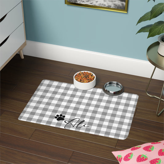 Personalized Pet Food Mat