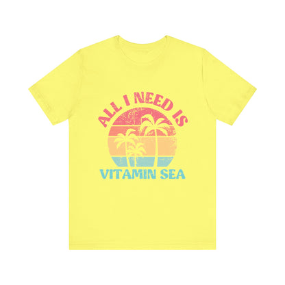 Summer Shirt, Vacation, Beach and Cruise Shirt, Vitamin Sea