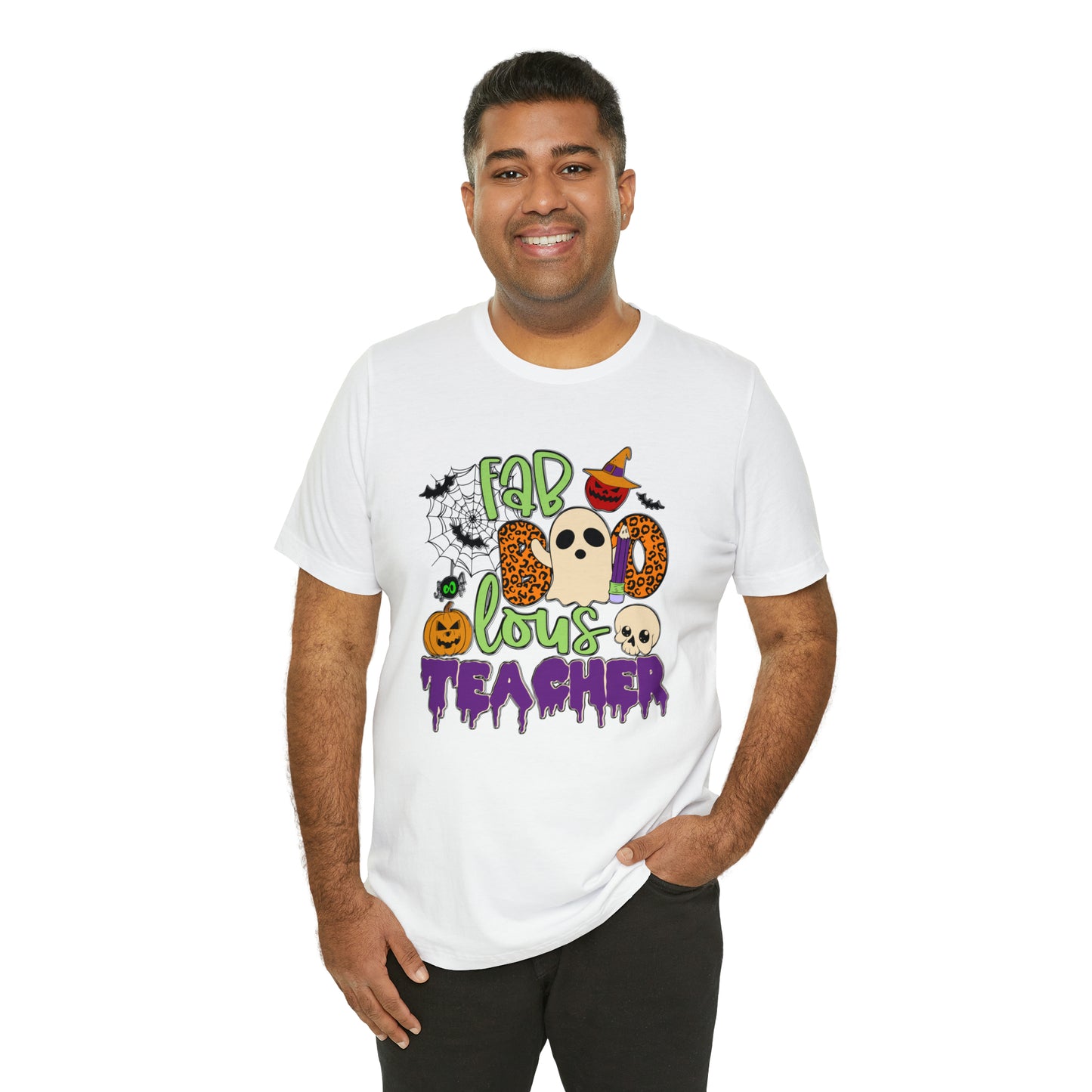 Teacher Shirt, Fab BOO lous Teacher Halloween Shirt, Free Broom Rides Shirt, Cute Witch Shirt, Ghost Shirt, Halloween Shirt