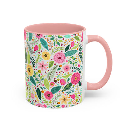 Custom Wildflowers Coffee Mug for Nature Lover Gardener Birthday Gift for Her Mug