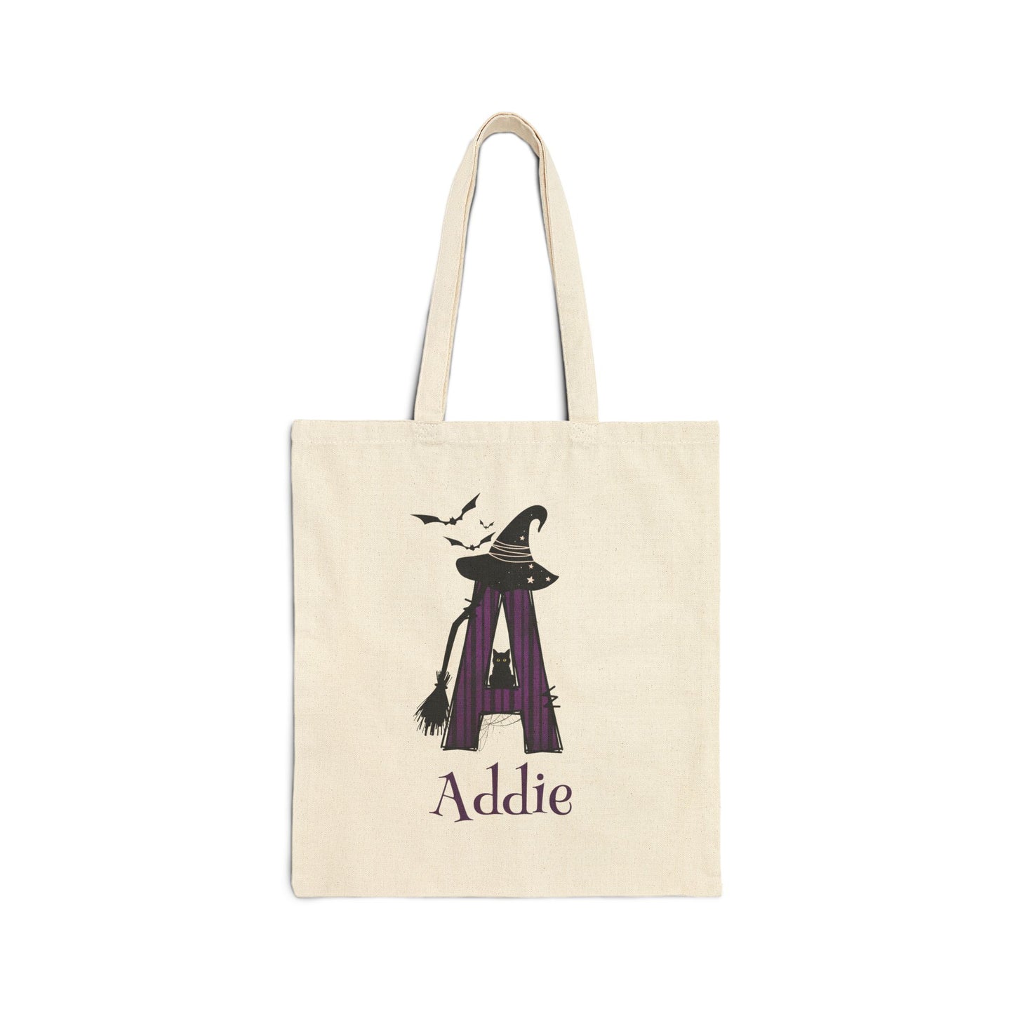 Halloween Gift Bag Personalized Halloween Tote Bag Customized Tote Bag for Trick or Treat Goodie Gift Bags