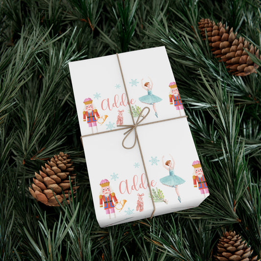 Personalized Wrapping Paper, Nutcracker Gift Wrap, Christmas Wrapping Paper, Personalized Birthday Wrapping Paper, Gift Wrap