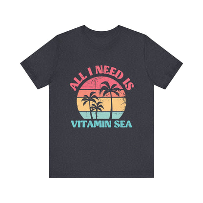 Summer Shirt, Vacation, Beach and Cruise Shirt, Vitamin Sea