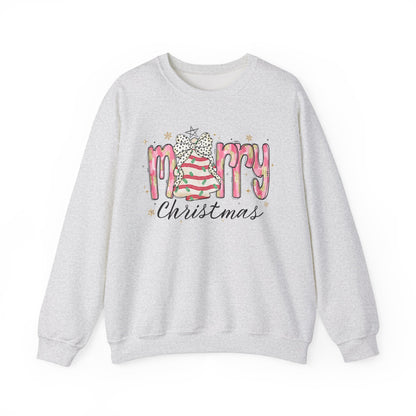 Merry Christmas Sweatshirt, Christmas Cake Shirt