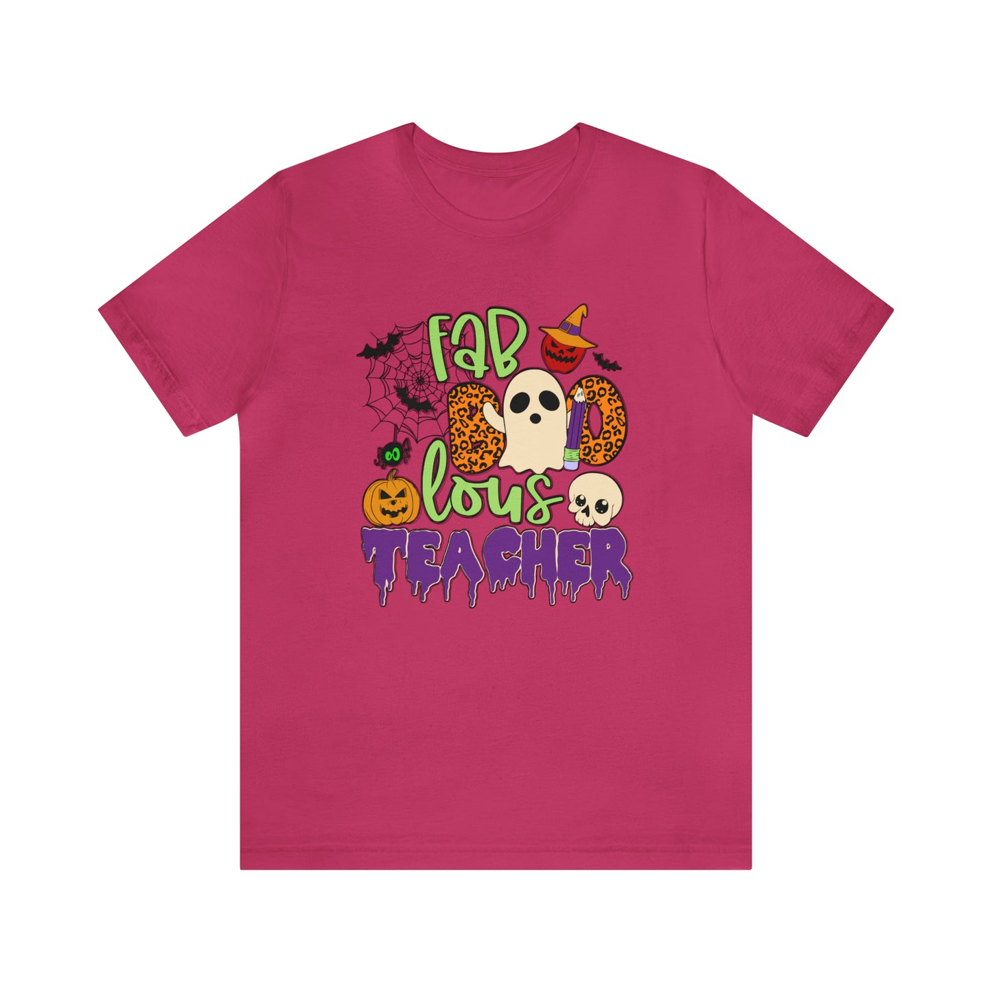 Teacher Shirt, Fab BOO lous Teacher Halloween Shirt, Free Broom Rides Shirt, Cute Witch Shirt, Ghost Shirt, Halloween Shirt