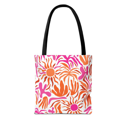 Boho Retro Beach Vibe Tote Bag, Travel Bag, Vacation