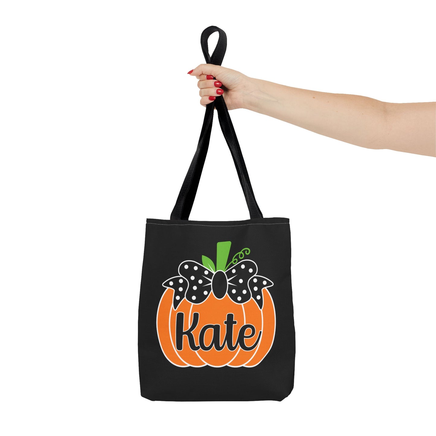 Personalized Halloween Tote Bag, Customized Halloween Bag Canvas Tote Bag for Trick or Treat, Trick or Treating