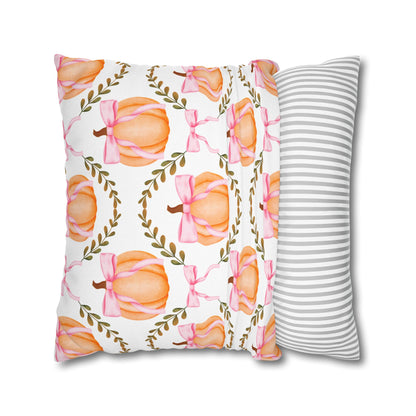 Coquette Pumpkin Pillow Case