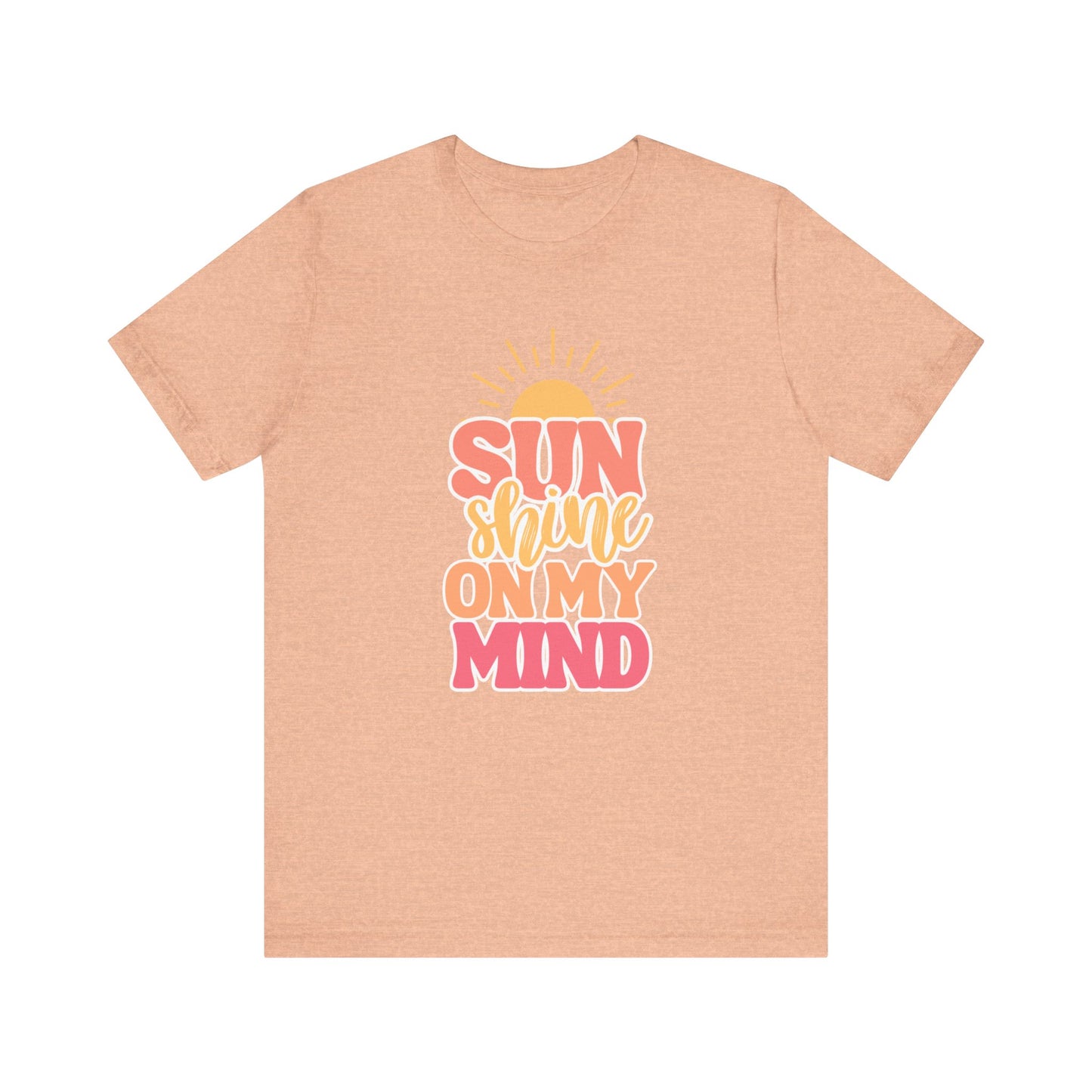 Summer Tshirt, Vacation, Beach and Cruise Shirt, Sunshine On My Mind