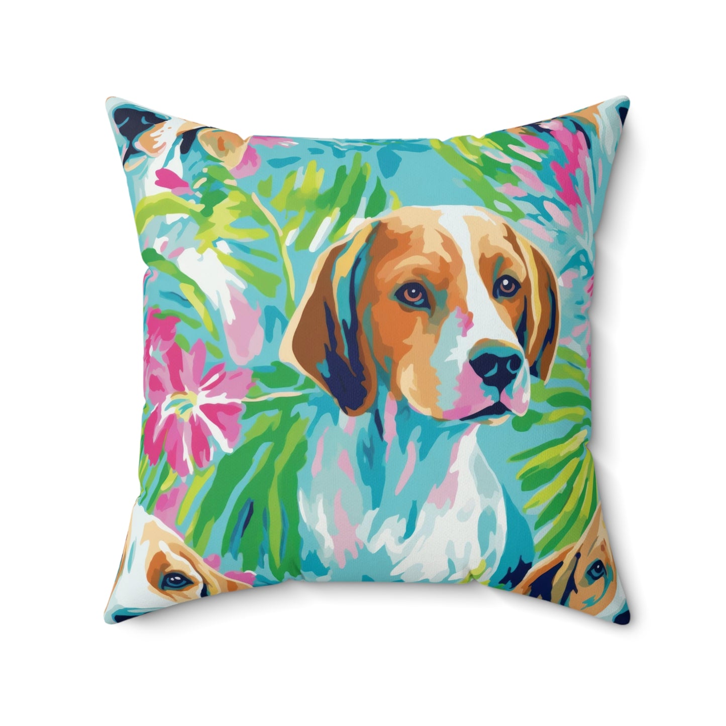 Dog Pillow, Home Decor, Preppy Room Decor, Pet Throw Pillow, Pet Pillow, Beach Home, Dorm Decor, Beagle