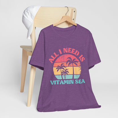 Summer Shirt, Vacation, Beach and Cruise Shirt, Vitamin Sea