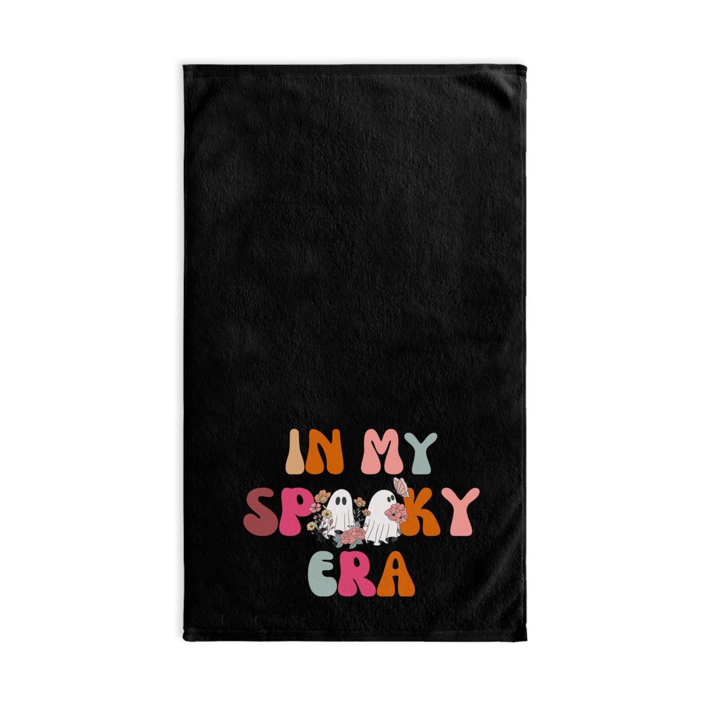 In My Spooky Era Halloween Hand Towel, Kitchen Towel, Bathroom Hand Towel, Preppy Pink Towel, Hostess Gift