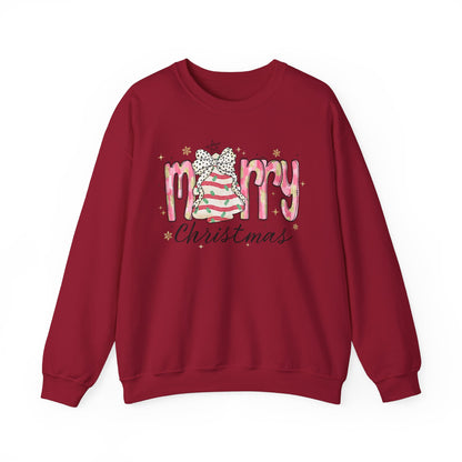 Merry Christmas Sweatshirt, Christmas Cake Shirt