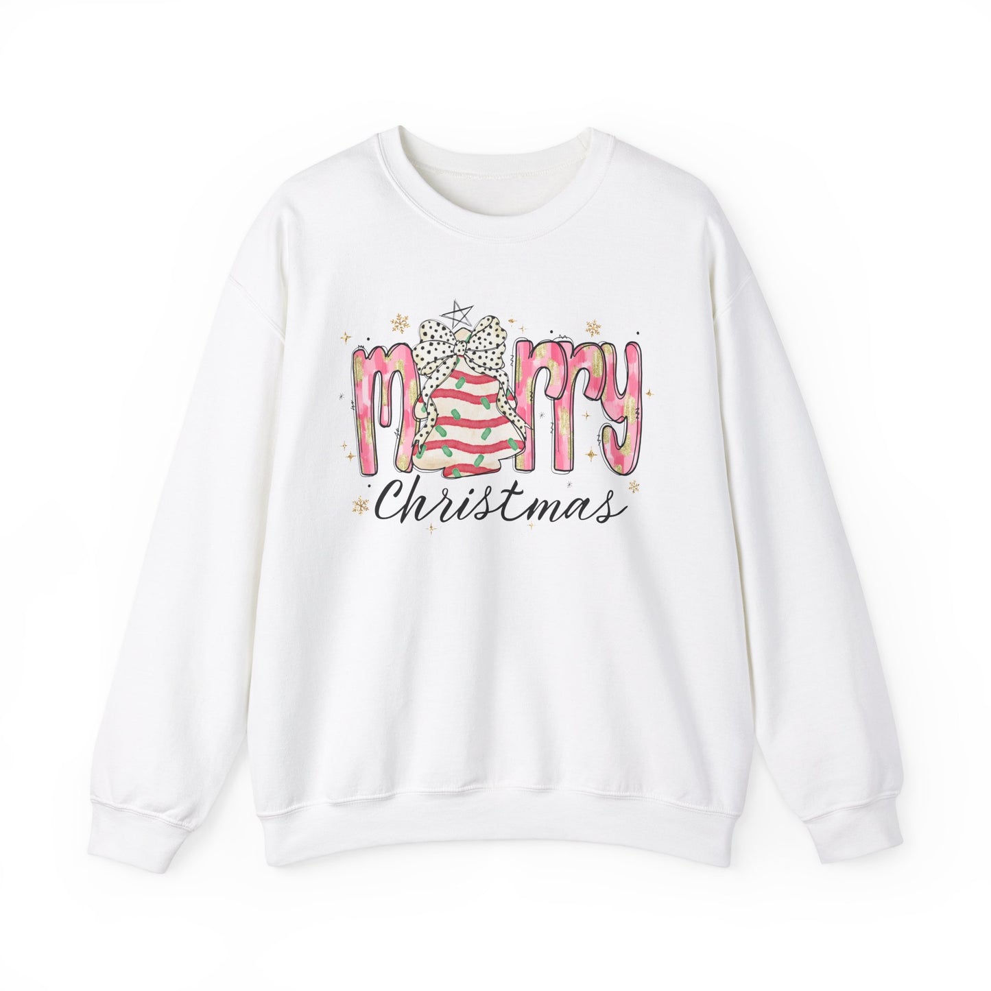 Merry Christmas Sweatshirt, Christmas Cake Shirt