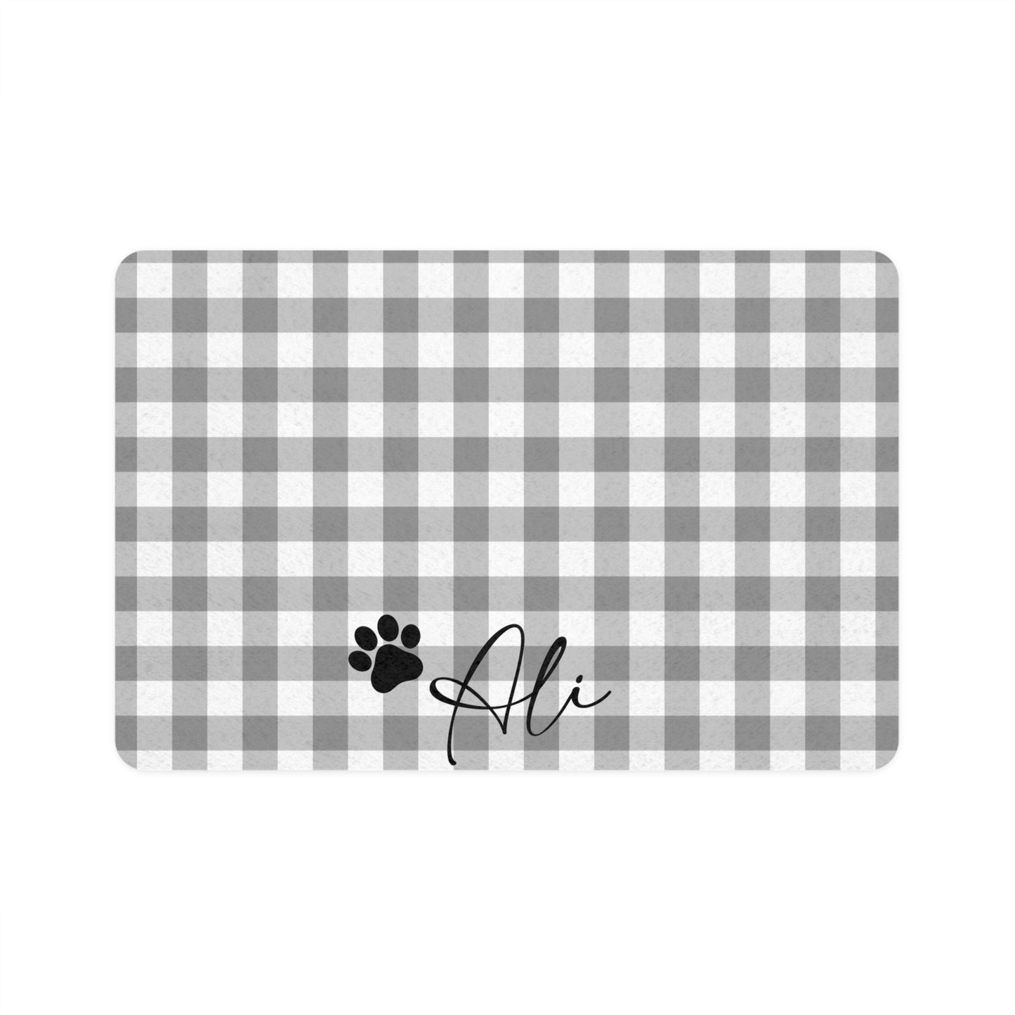 Personalized Pet Food Mat