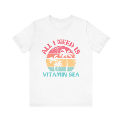 Summer Shirt, Vacation, Beach and Cruise Shirt, Vitamin Sea