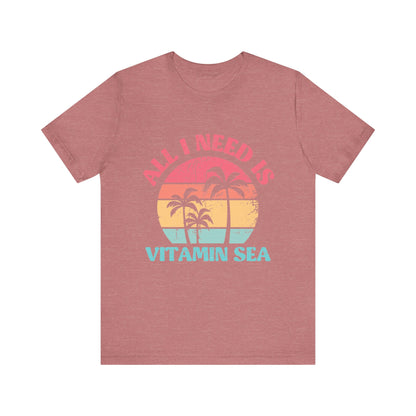 Summer Shirt, Vacation, Beach and Cruise Shirt, Vitamin Sea