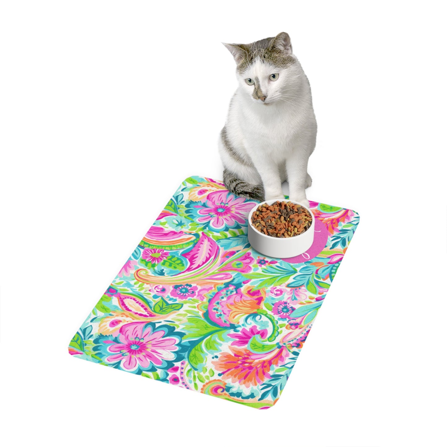 Personalized Pet Food Mat