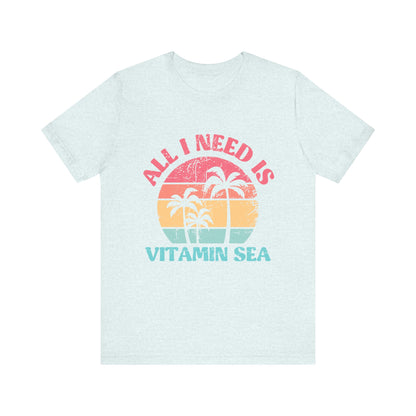 Summer Shirt, Vacation, Beach and Cruise Shirt, Vitamin Sea