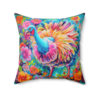 Fall Decor, Preppy Thanksgiving Turkey Decor, Preppy Room Decor, Paisely  Throw Pillow, Beach Home, Dorm Decor