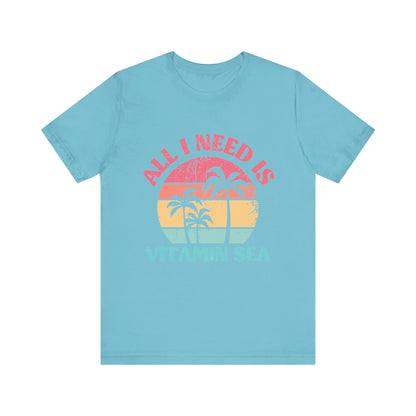 Summer Shirt, Vacation, Beach and Cruise Shirt, Vitamin Sea