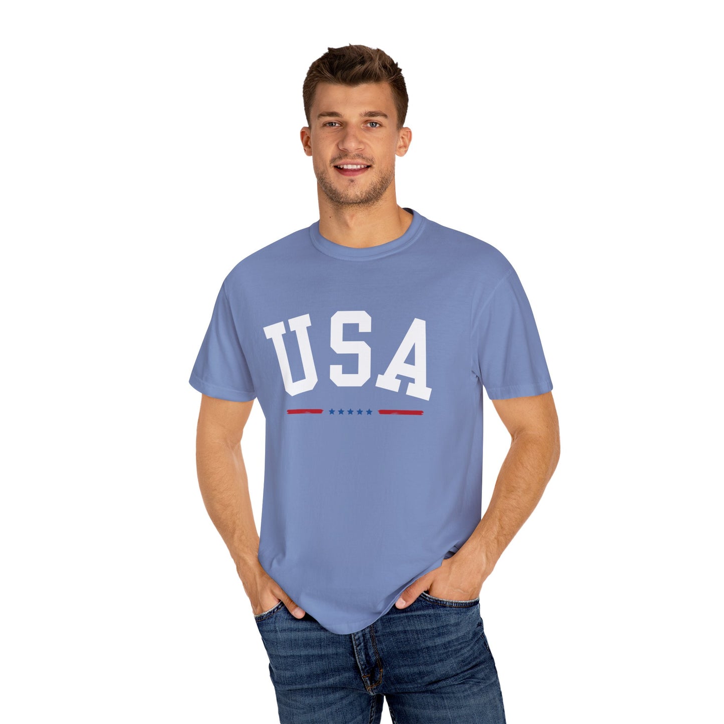 USA Flag Shirt, Varsity USA Tshirt, USA Comfort Colors Shirt, American Flag Tee, Usa Comfort Colors Tee, Usa Shirt