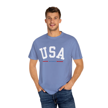 USA Flag Shirt, Varsity USA Tshirt, USA Comfort Colors Shirt, American Flag Tee, Usa Comfort Colors Tee, Usa Shirt