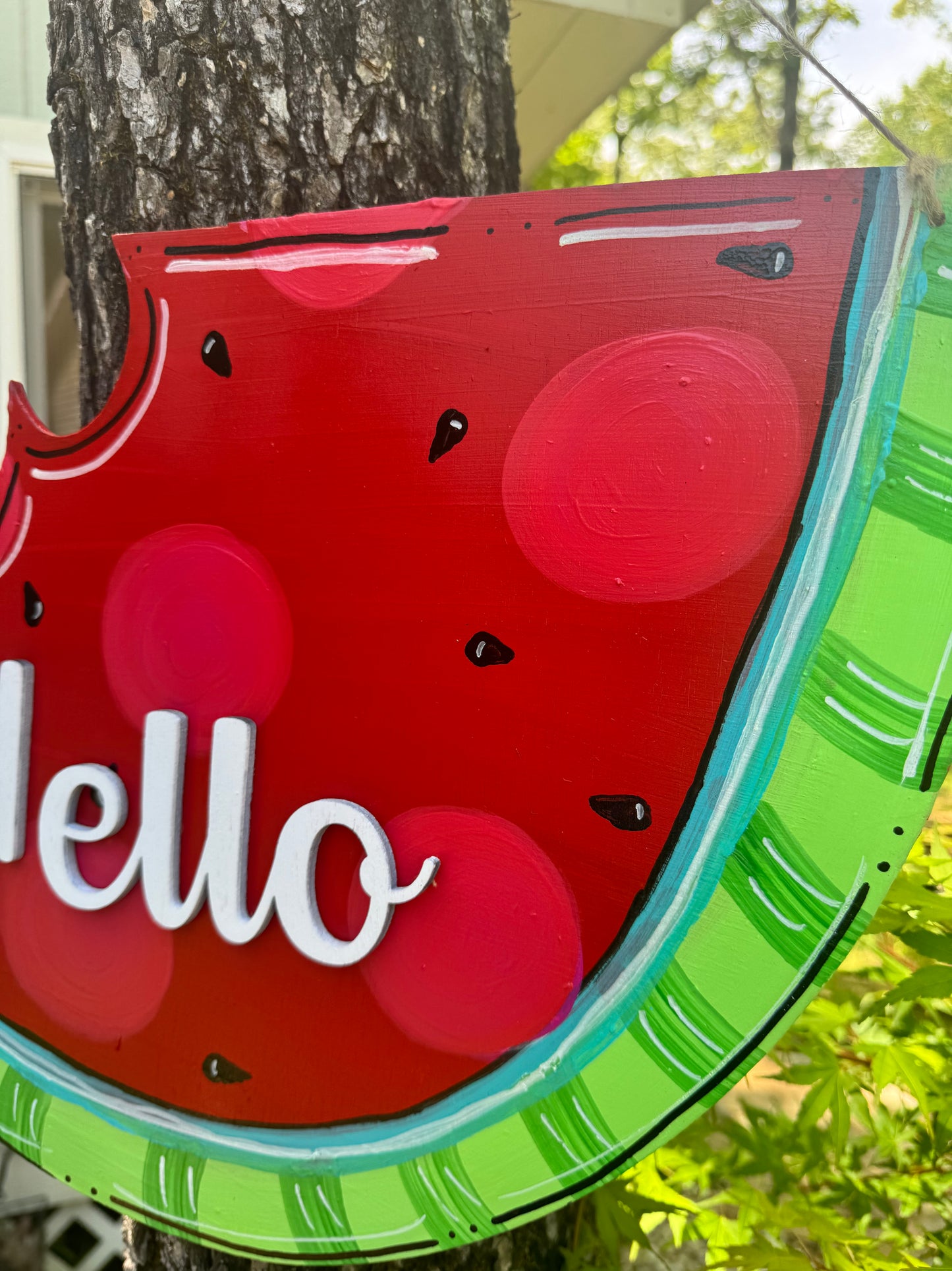 Summer Door Hanger, Watermelon