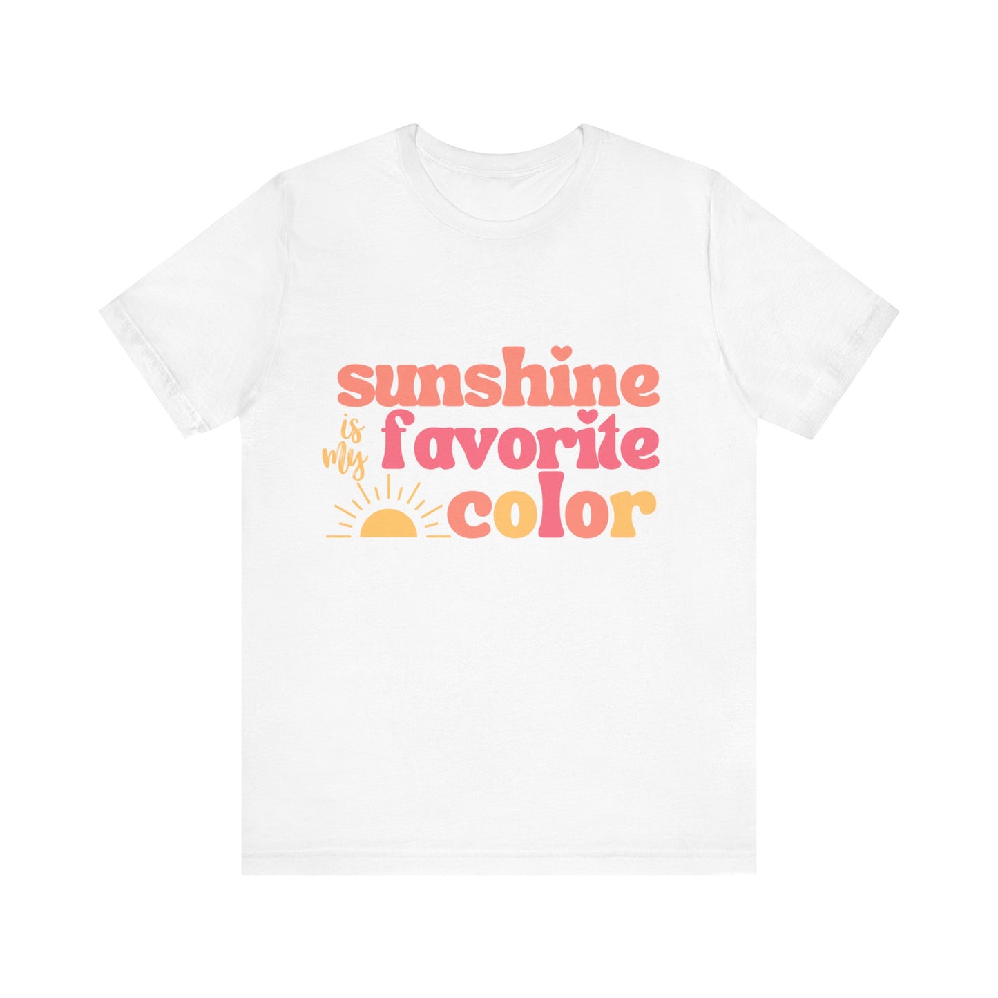 Summer Shirt, Vacation, Beach and Cruise Shirt, Sunshine Is My Favorite Color