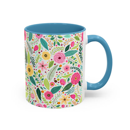 Custom Wildflowers Coffee Mug for Nature Lover Gardener Birthday Gift for Her Mug