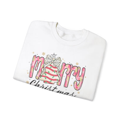 Merry Christmas Sweatshirt, Christmas Cake Shirt