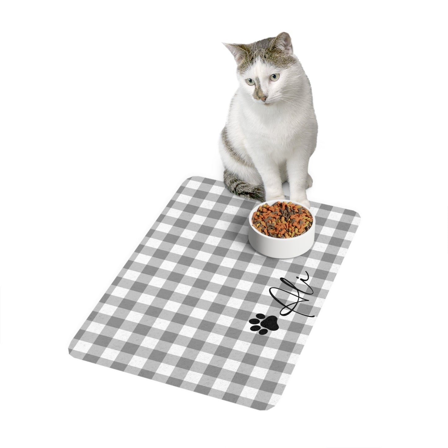 Personalized Pet Food Mat