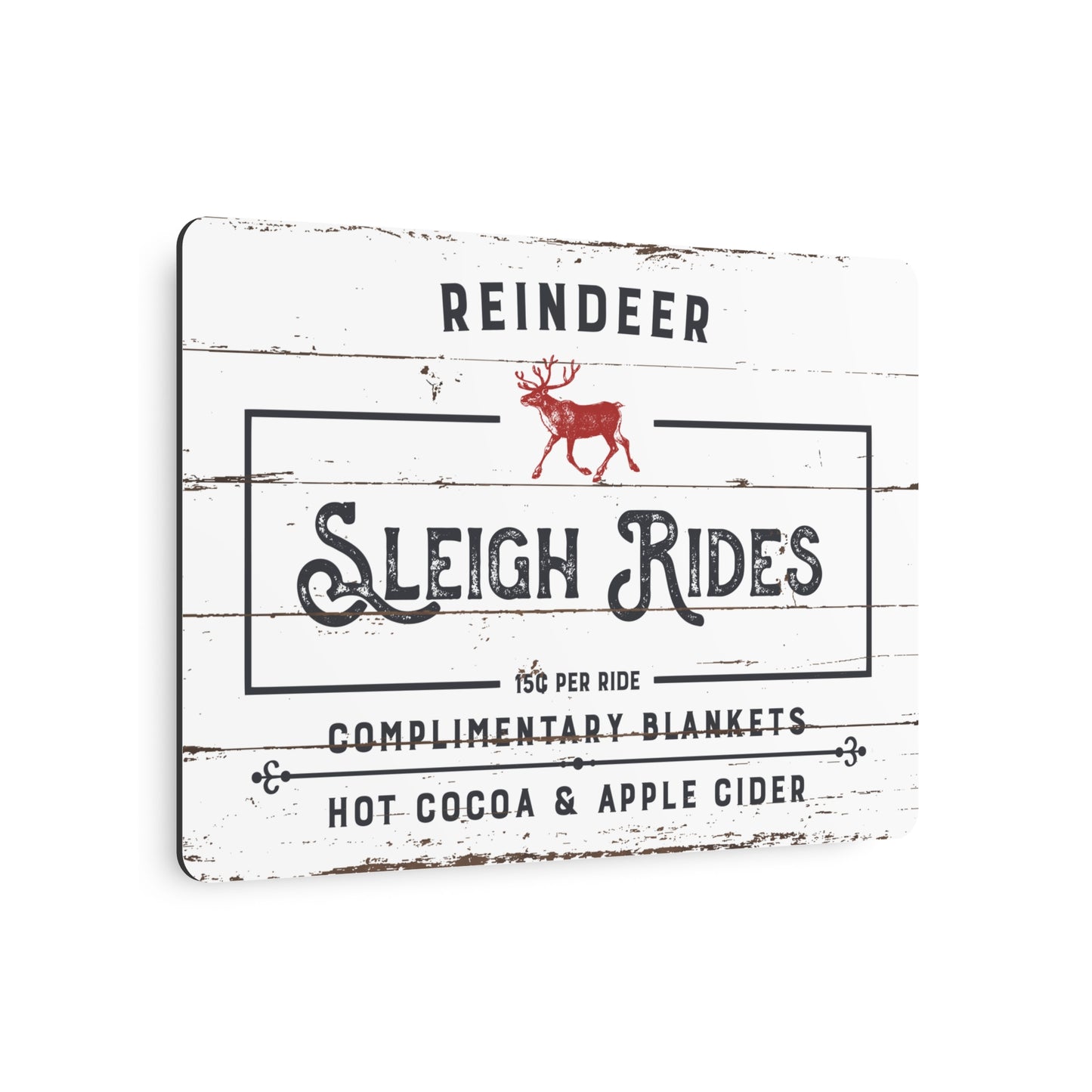 Customized Sign Sleigh Rides Sign Rustic Farmhouse Christmas Art