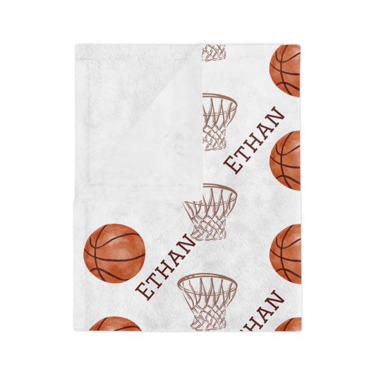 Personalized Basketball Blanket