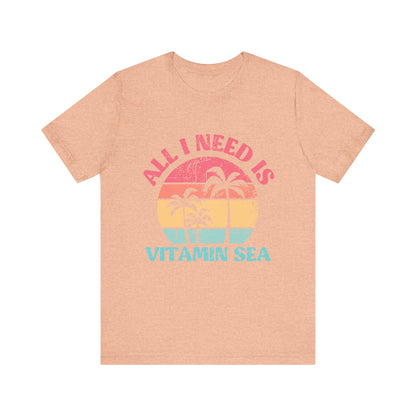 Summer Shirt, Vacation, Beach and Cruise Shirt, Vitamin Sea