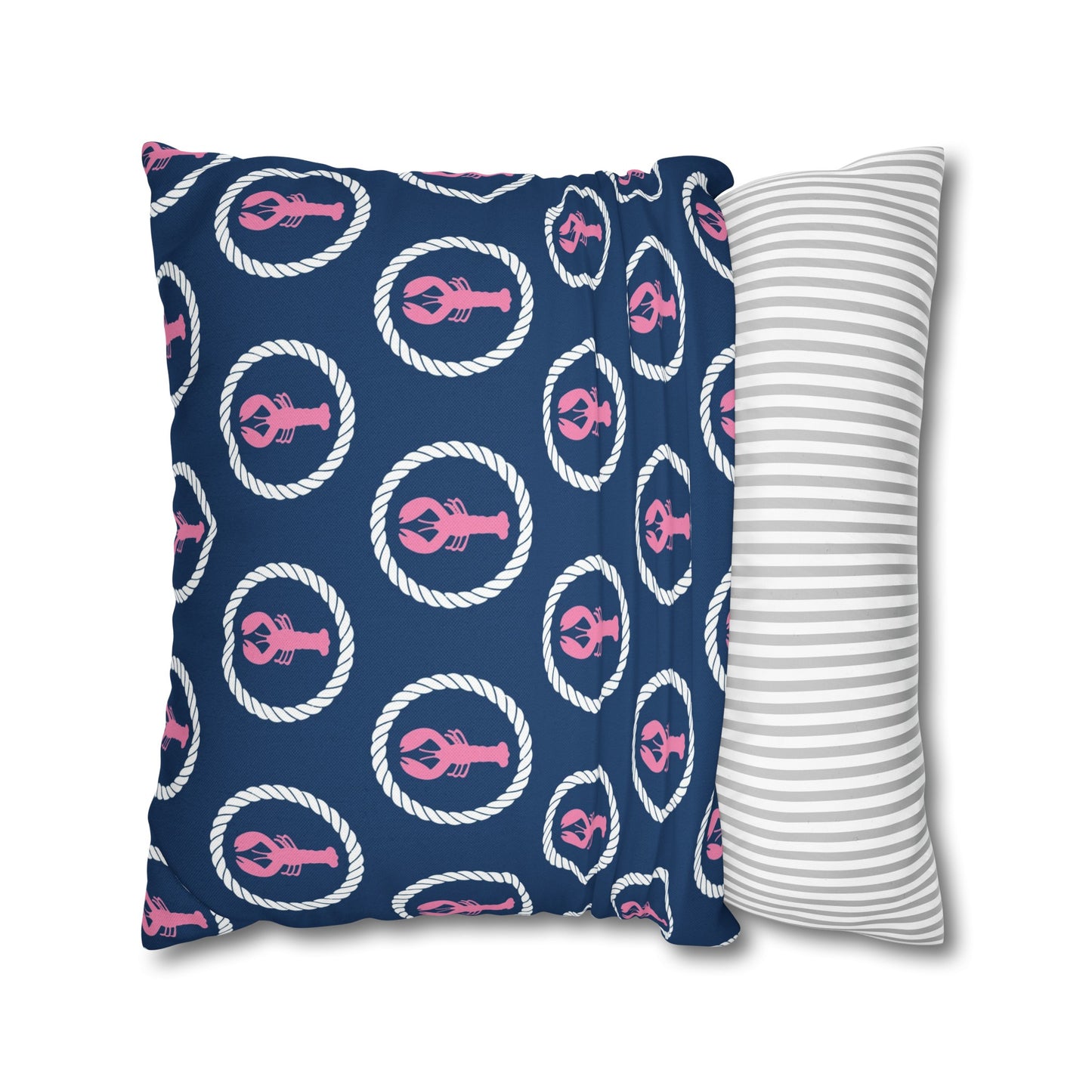 Pink Lobster Pillow Case