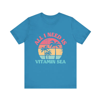 Summer Shirt, Vacation, Beach and Cruise Shirt, Vitamin Sea