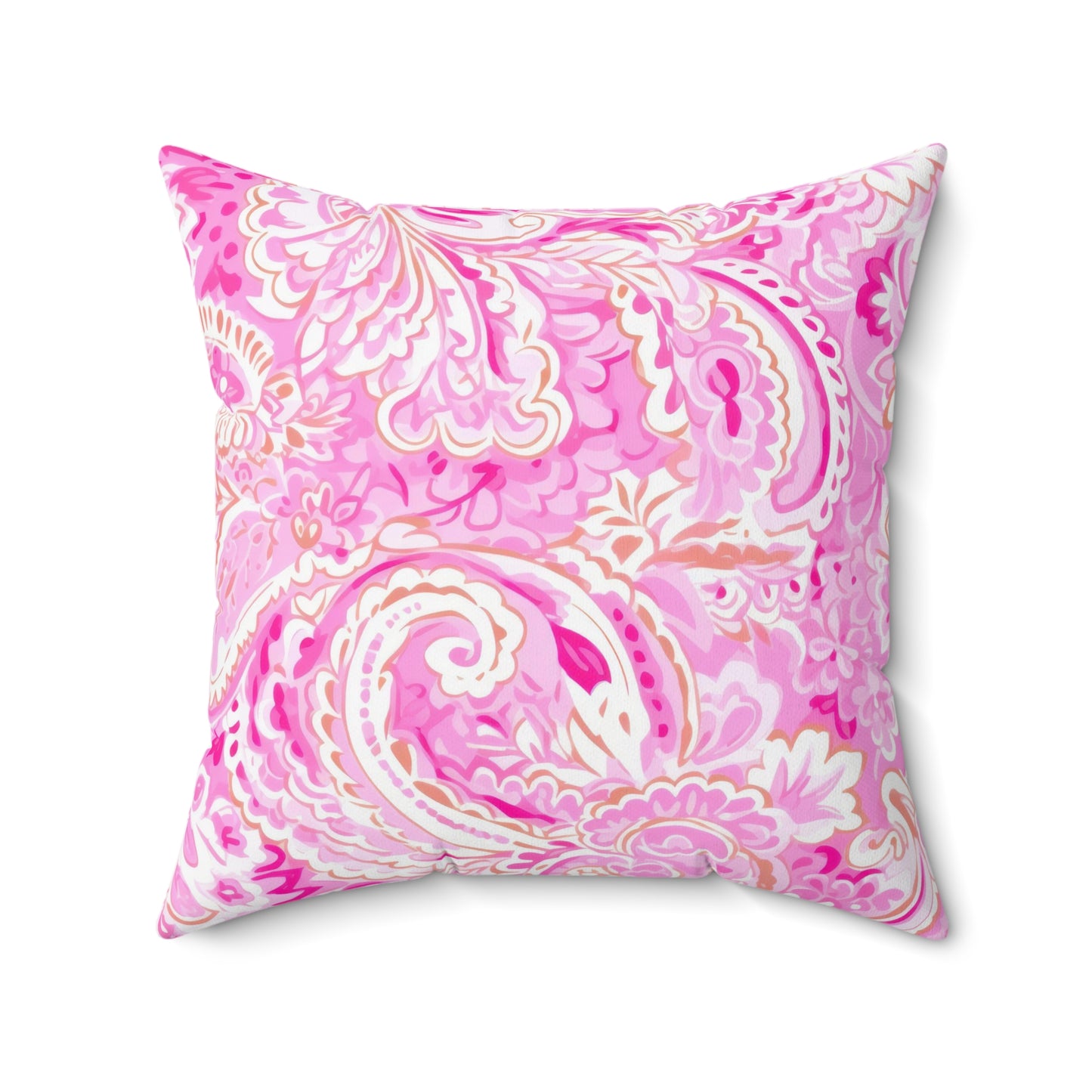 Luxury Pink Throw Pillow