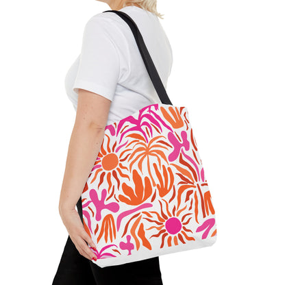 Boho Retro Beach Vibe Tote Bag, Travel Bag, Vacation