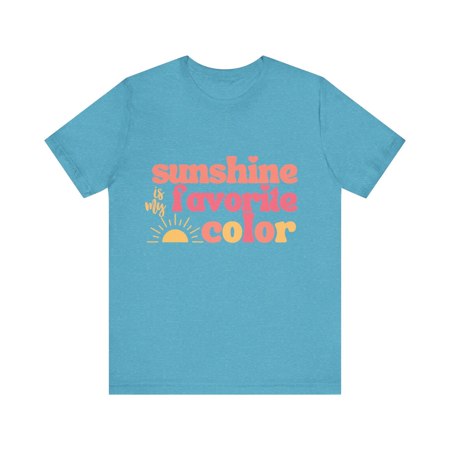 Summer Shirt, Vacation, Beach and Cruise Shirt, Sunshine Is My Favorite Color