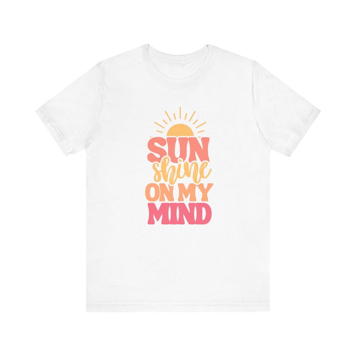 Summer Tshirt, Vacation, Beach and Cruise Shirt, Sunshine On My Mind