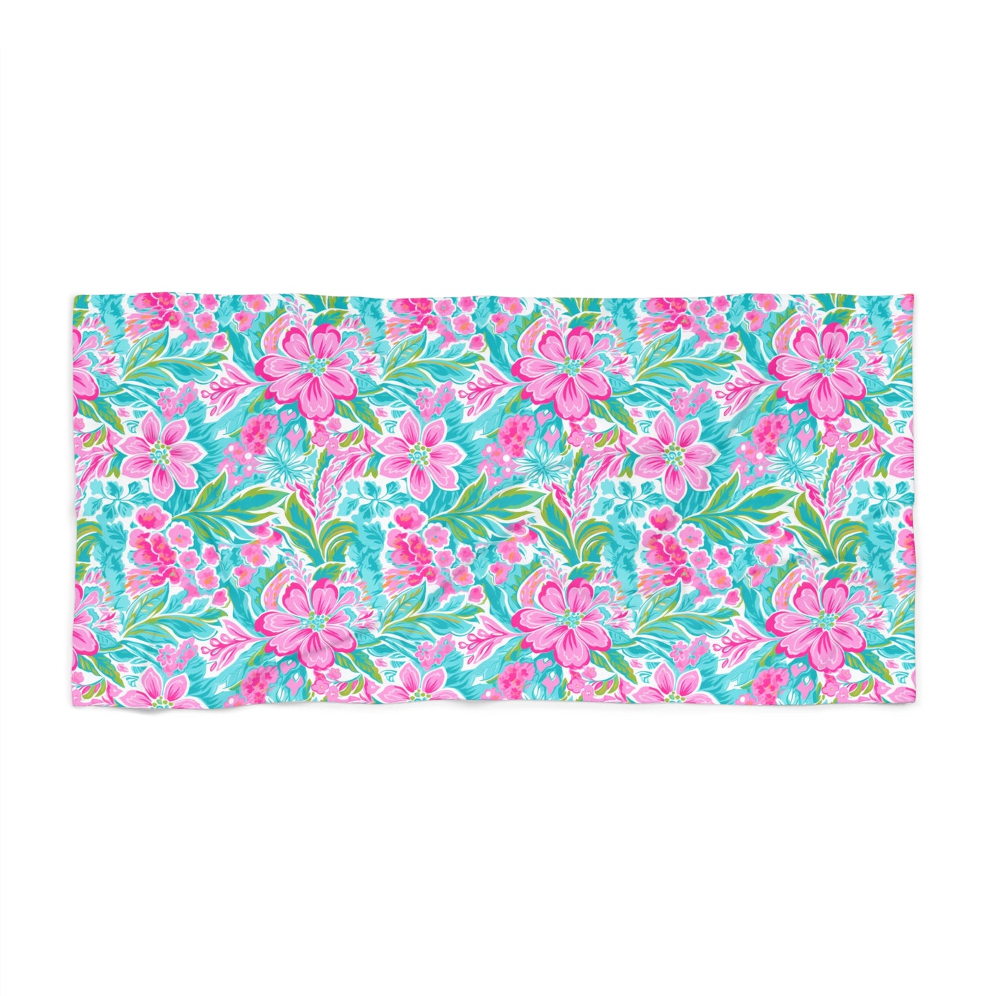 Tropical Hibiscus Beach Towel