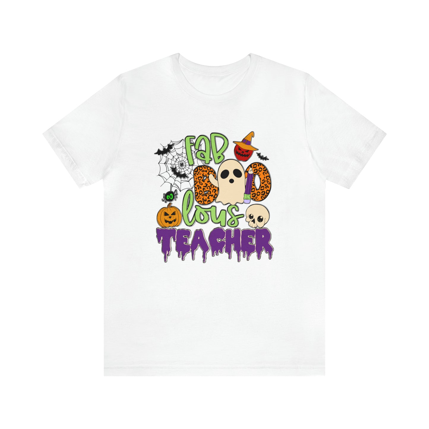 Teacher Shirt, Fab BOO lous Teacher Halloween Shirt, Free Broom Rides Shirt, Cute Witch Shirt, Ghost Shirt, Halloween Shirt