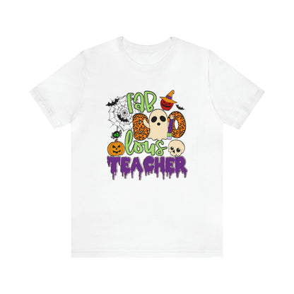 Teacher Shirt, Fab BOO lous Teacher Halloween Shirt, Free Broom Rides Shirt, Cute Witch Shirt, Ghost Shirt, Halloween Shirt