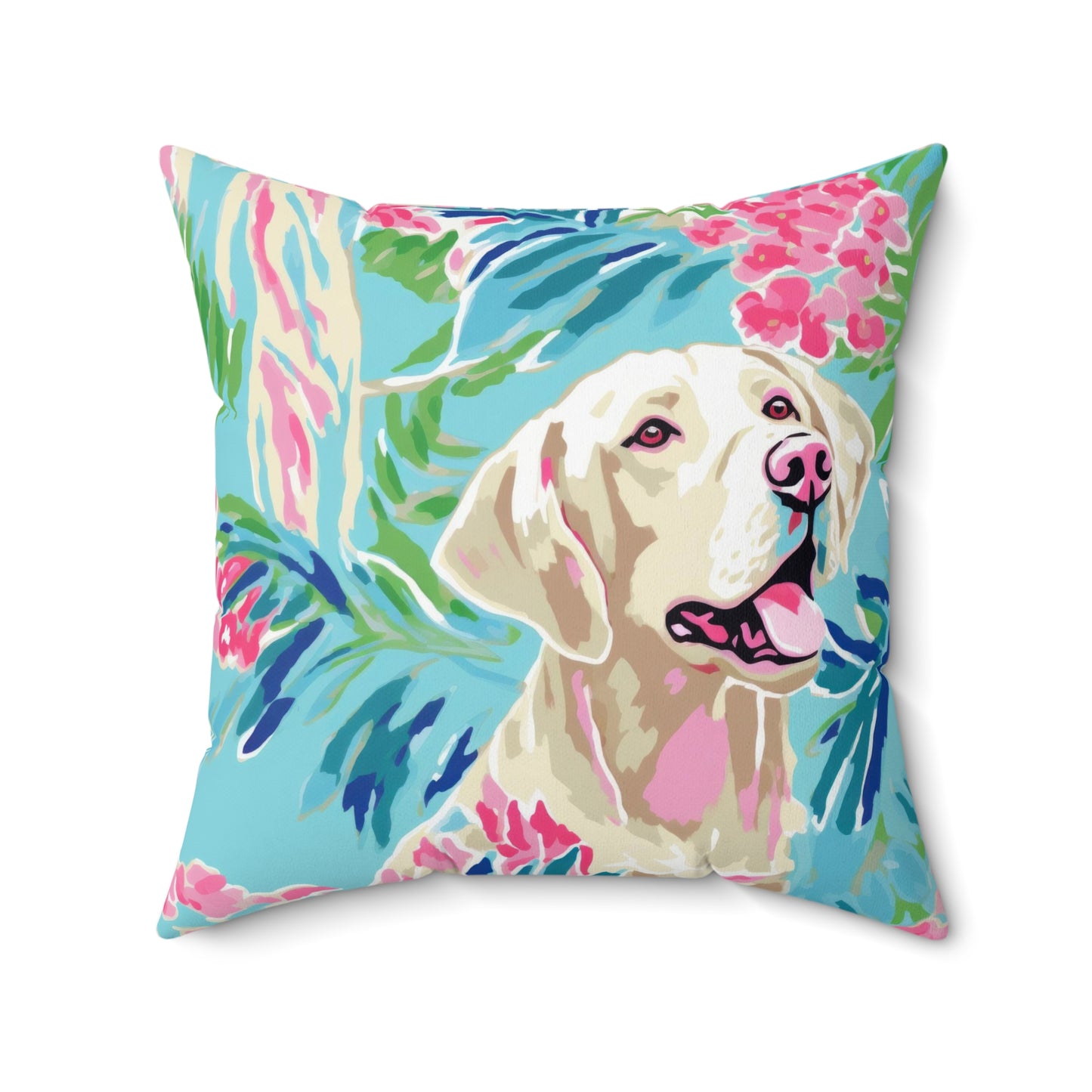 Dog Pillow, Home Decor, Preppy Room Decor, Pet Throw Pillow, Pet Pillow, Beach Home, Dorm Decor, Labrador, Golden Retriever